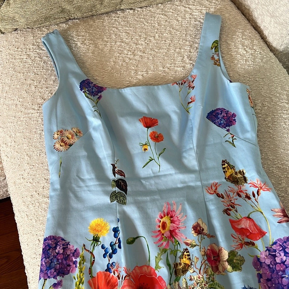 Cara Cara Sandra Square-Neck Mini A-Line Dress size 8// never worn NEW WITH TAGS - Picture 4 of 10